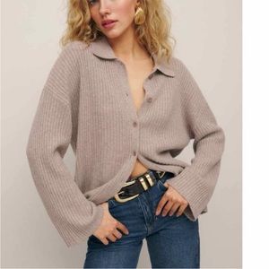 Reformation Fantino Cashmere Cardigan XS